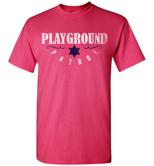 Heliconia Unisex Teacher T-shirt - Design 40 - Playground Patrol