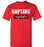 Red Unisex Teacher T-shirt - Design 43 - Naptime Negotiator