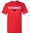 Red Unisex Teacher T-shirt - Design 40 - Playground Patrol