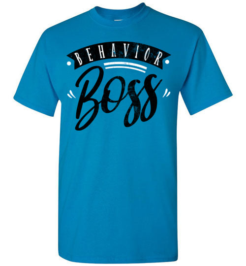 Sapphire Unisex Teacher T-shirt - Design 42 - Behavior Boss