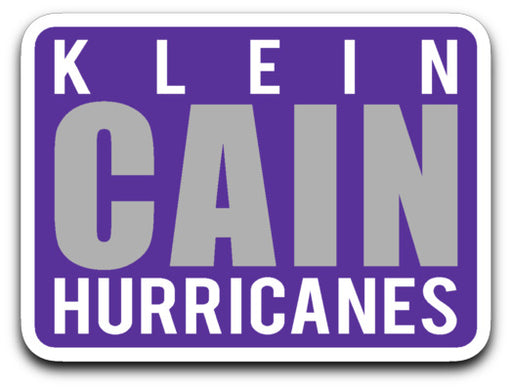 Klein Cain Hurricanes Decal 01