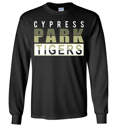 Cypress Park High School Tigers Black Long Sleeve T-shirt 31