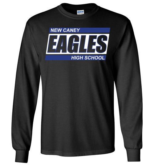 New Caney Eagles High School Black Long Sleeve T-shirt 72