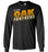 Klein Oak Panthers - Design 32 - Black Long Sleeve T-shirt