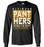 Klein Oak Panthers - Design 00 - Black Long Sleeve T-shirt