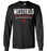Westfield High School Mustangs Black Long Sleeve T-shirt 03