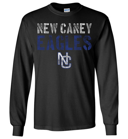 New Caney Eagles High School Black Long Sleeve T-shirt 17