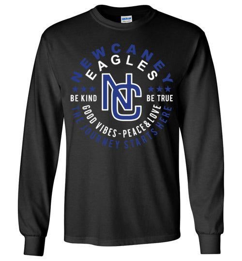 New Caney Eagles High School Black Long Sleeve T-shirt 16