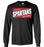 Porter High School Spartans Black Long Sleeve T-shirt 84