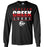 Langham Creek High School Lobos Black Long Sleeve T-shirt 29