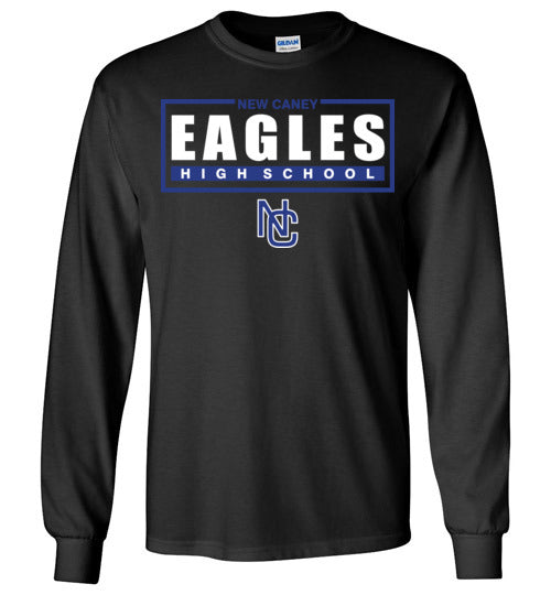 New Caney Eagles High School Black Long Sleeve T-shirt 49