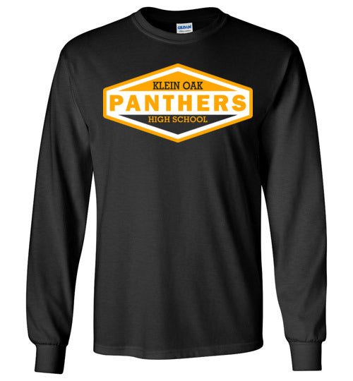 Klein Oak High School Panthers Black Long Sleeve T-shirt 09