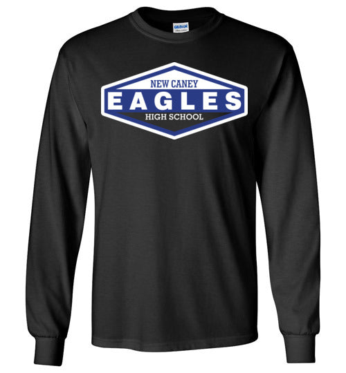 New Caney Eagles High School Black Long Sleeve T-shirt 09