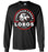 Langham Creek High School Lobos Black Long Sleeve T-shirt 04