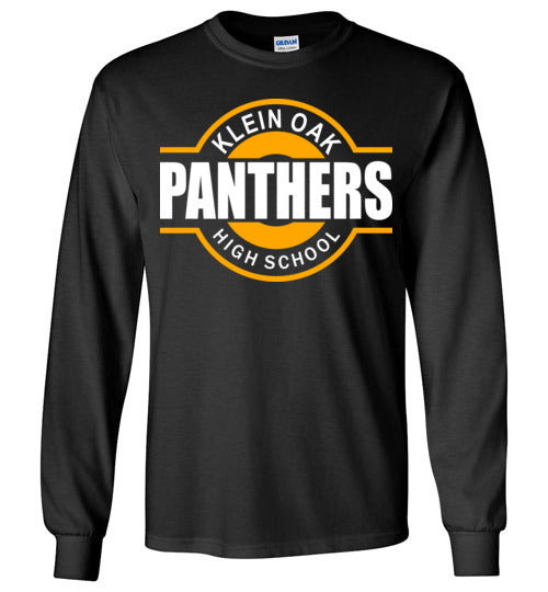 Klein Oak High School Panthers Black Long Sleeve T-shirt 11