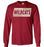 Cypress Woods High School Wildcats Deep Red Long Sleeve T-shirt 72