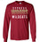 Cypress Woods High School Wildcats Deep Red Long Sleeve T-shirt 24