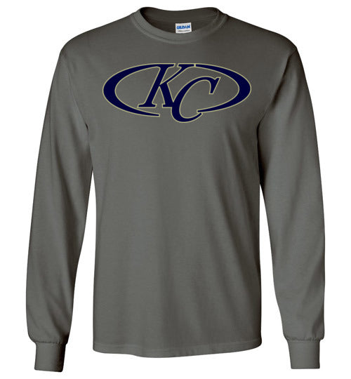 Klein Collins High School Tigers Charcoal Long Sleeve T-shirt 08