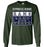 Cypress Ridge High School Rams Forest Green  Long Sleeve T-shirt 86