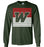 The Woodlands High School Highlanders Dark Green Long Sleeve T-shirt 27