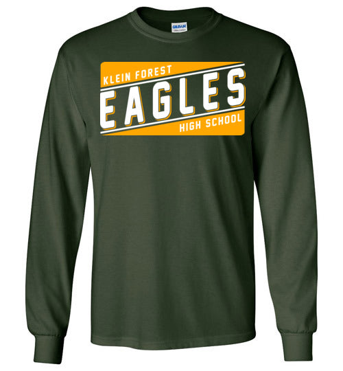 Klein Forest High School Golden Eagles Forest Green Long Sleeve T-shirt 84