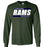 Cypress Ridge High School Rams Forest Green  Long Sleeve T-shirt 72