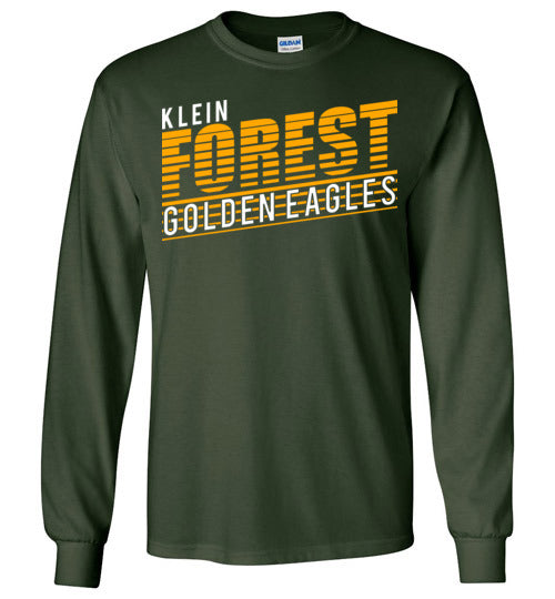 Klein Forest High School Golden Eagles Forest Green Long Sleeve T-shirt 32