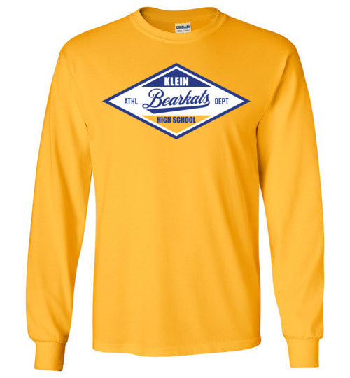 Klein Bearkats - Design 13 - Gold Long Sleeve T-shirt