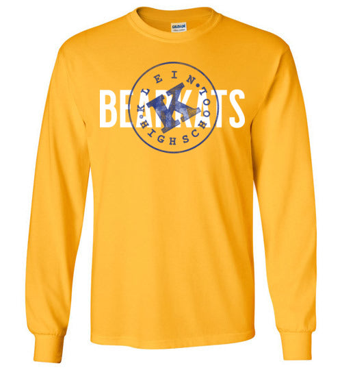 Klein High School Bearkats Gold Long Sleeve T-shirt 88