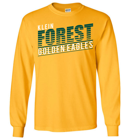 Klein Forest High School Golden Eagles Gold Long Sleeve T-shirt 32