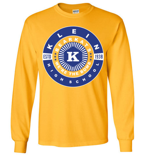 Klein Bearkats - Design 30 - Gold Long Sleeve T-shirt