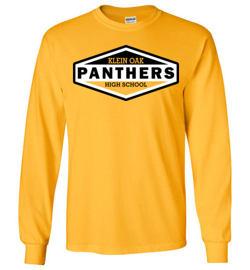 Klein Oak High School Panthers Gold Long Sleeve T-shirt 09