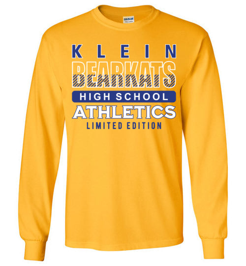 Klein Bearkats - Design 90 - Gold Long Sleeve T-shirt