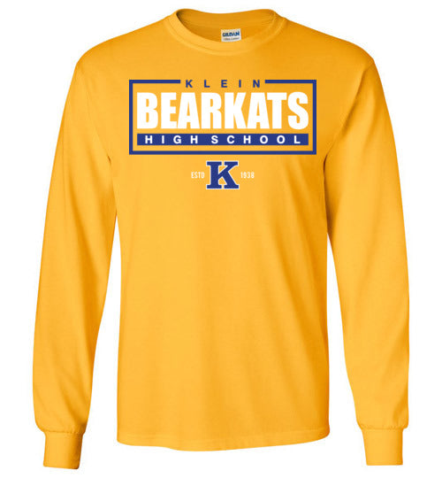 Klein High School Bearkats Gold Long Sleeve T-shirt 49