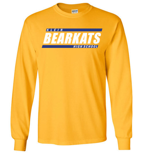 Klein Bearkats - Design 72 - Gold Long Sleeve T-shirt