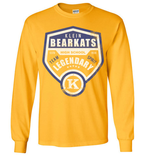 Klein High School Bearkats Gold Long Sleeve T-shirt 14