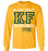 Klein Forest Golden Eagles  Gold Long Sleeve T-shirt - Design 08