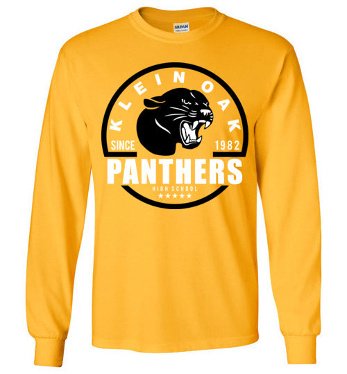 Klein Oak High School Panthers Gold Long Sleeve T-shirt 04