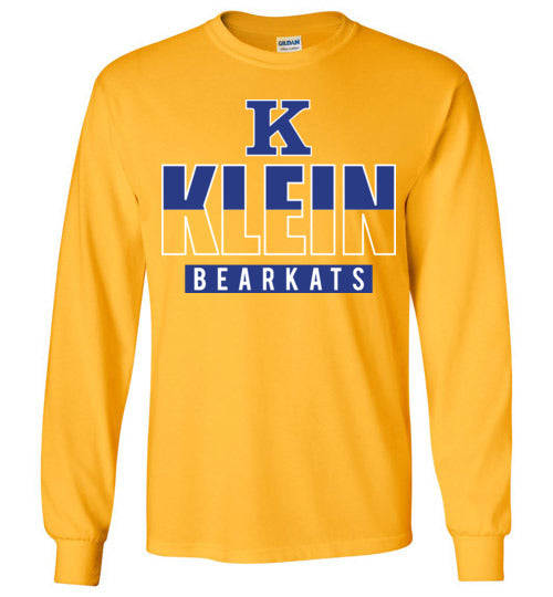 Klein High School Bearkats Gold Long Sleeve T-shirt 23