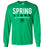Spring High School Lions Green Long Sleeve T-shirt  03