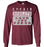Cy-Fair High School Bobcats Maroon Long Sleeve T-shirt 86