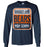 Bridgeland High School Bears Navy Long Sleeve T-shirt 01