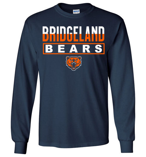 Bridgeland High School Bears Navy Long Sleeve T-shirt 29