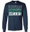 Cypress Ridge High School Rams Navy Long Sleeve T-shirt 31