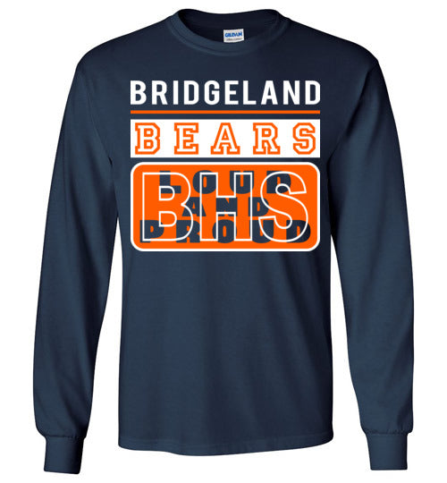 Bridgeland High School Bears Navy Long Sleeve T-shirt 86