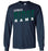 Cypress Ridge High School Rams Navy Long Sleeve T-shirt 32
