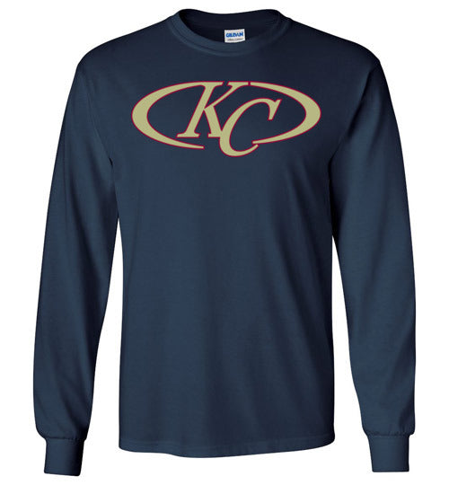 Klein Collins High School Tigers Navy Long Sleeve T-shirt 08