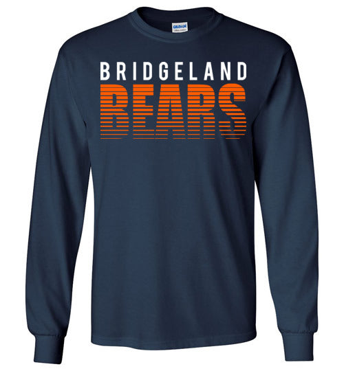 Bridgeland High School Bears Navy Long Sleeve T-shirt 24