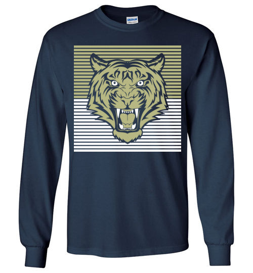 Klein Collins High School Tigers Navy Long Sleeve T-shirt 27