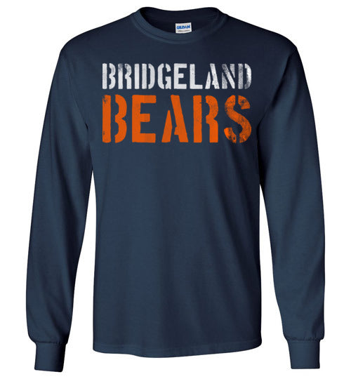 Bridgeland High School Bears Navy Long Sleeve T-shirt 17